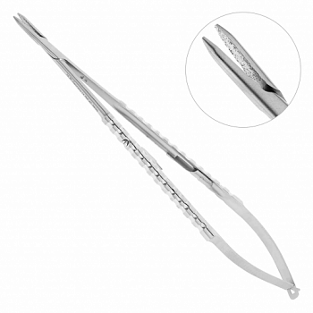Иглодержатель Micro-Nadelhalter прямой, 18 см 40-95DS