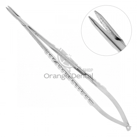 Иглодержатель Micro-Nadelhalter прямой, 18 см 40-95DS