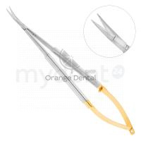 Ножницы хирургические изогнутые Micro Schere TC, 17 см, 40-48B*