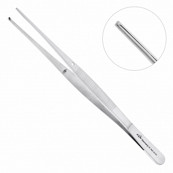 Пинцет Semken хирургический 12,5см, 22-22*