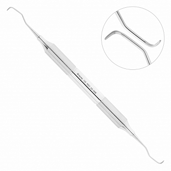 Кюрета парадонтологическая Gracey, 1/2, ручка DELUXE, ø 10 мм 26-36В*