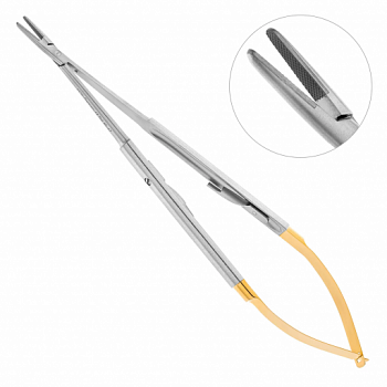 Иглодержатель, Micro-Nadelhalter TC прямой, 18 см 16 280 руб 40-47