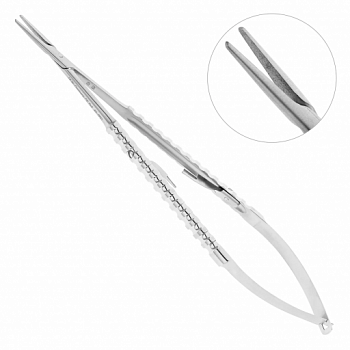 Иглодержатель Micro-Nadelhalter прямой, 18 см 40-95D