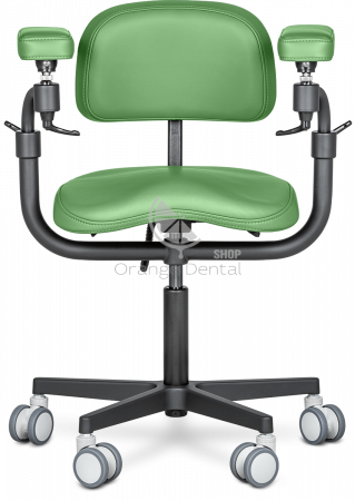Стул микроскописта Mercury Elite Comfort Black Зеленый-(HX001-9)