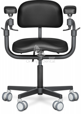 Стул-микроскописта-Mercury-Elite-Comfort-Black-Черный-(HX001-36)